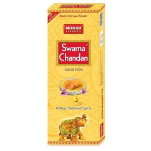 Moksh Swarna Chandan Incense Sticks are premium incense sticks with a chandan scent.
