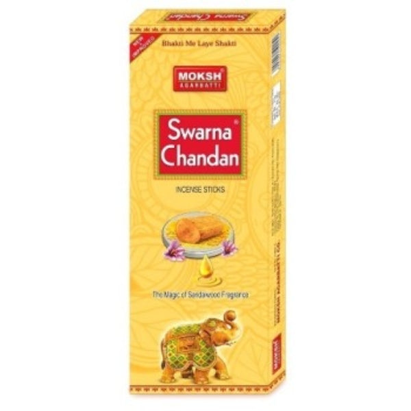 Moksh Swarna Chandan Incense Sticks are premium incense sticks with a chandan scent.
